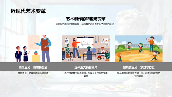 艺术历史研讨PPT模板