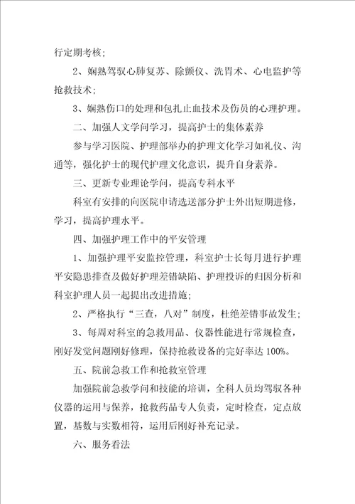精选护理工作计划模板锦集六篇