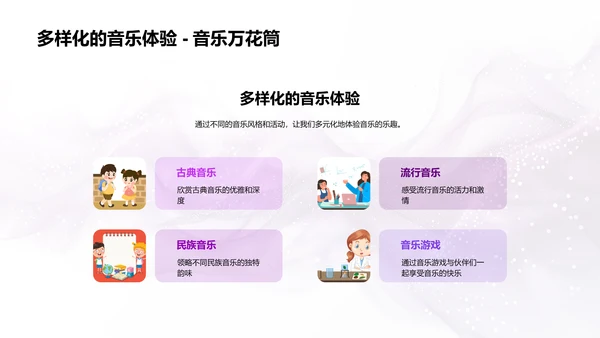 音乐情绪教学解析PPT模板