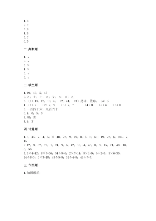 二年级数学竞赛试题【全国通用】.docx