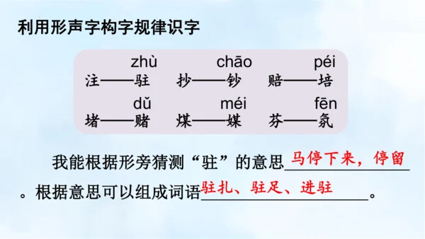 统编版语文四年级上册第二单元  语文园地二   课件