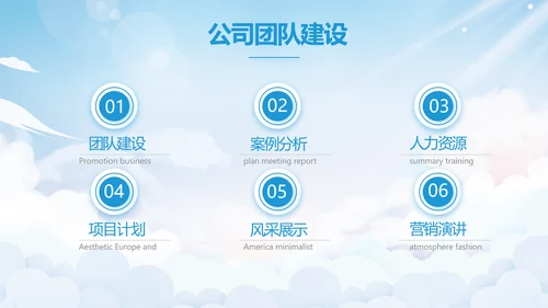 蓝色天空毕业典礼通用动态PPT
