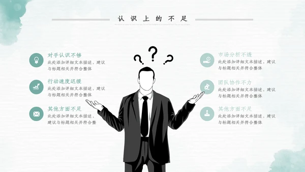 2023年水彩年终总结工作述职报告PPT