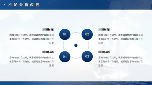 乘风破浪航海工作总结报告通用PPT蓝色模板