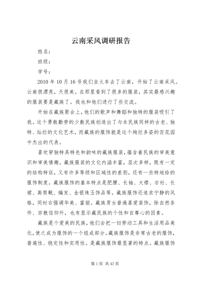 云南采风调研报告.docx