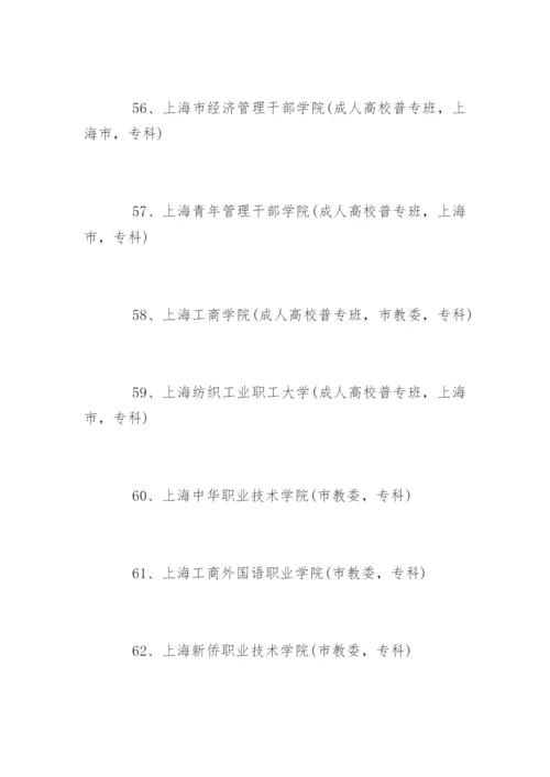 上海大学排名一流、二流、三流.docx
