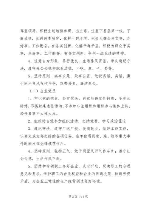 局党总支党员分类目标管理实施意见 (3).docx