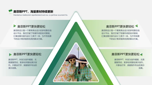 绿色简约社团活动PPT
