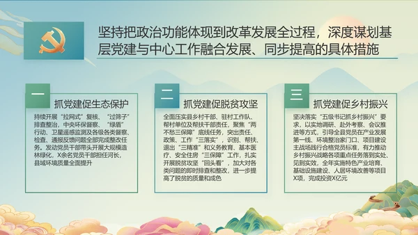 党建党支部年终工作总结汇报PPT党课