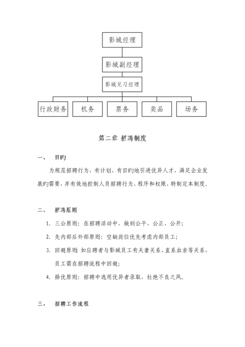 影业有限公司制度汇编.docx