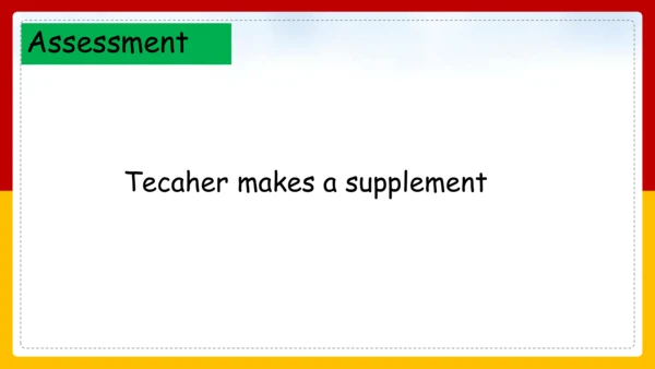 Module 2 My family Unit 4 Promotion and Assessment