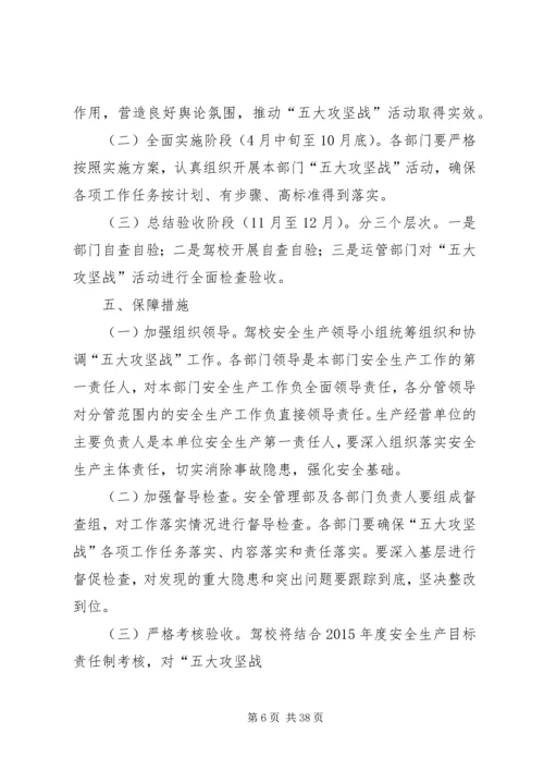 五大攻坚战实施方案.docx