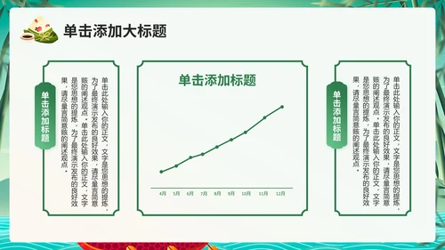 绿色中国风端午节日策划通用PPT模板