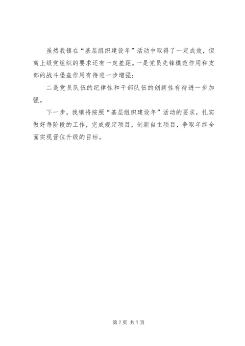 乡镇基层组织建设年自查报告.docx