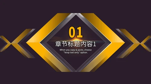 准备高端黑金商务风企业宣传通用PPT模板