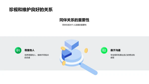 构建良好同伴关系PPT模板