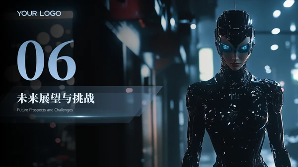 黑色科技人工智能研究报告PPT模版