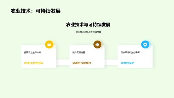 农业技术创新与应用