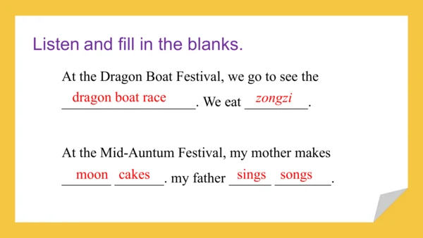 Module 4 Unit 2 Our favourite festival is the Spri