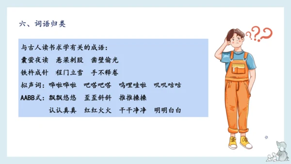 部编版语文四年级下册第六单元知识梳理  课件