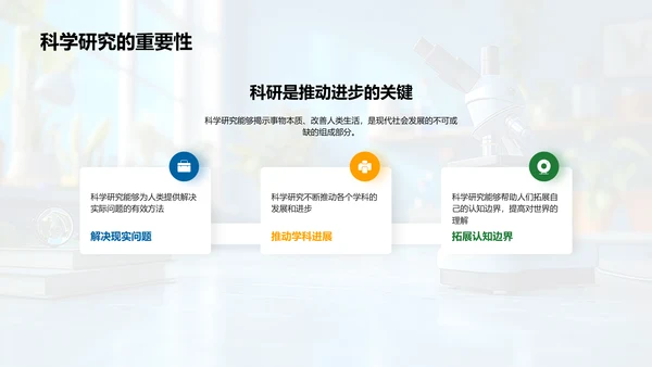 新生科研方法讲解PPT模板
