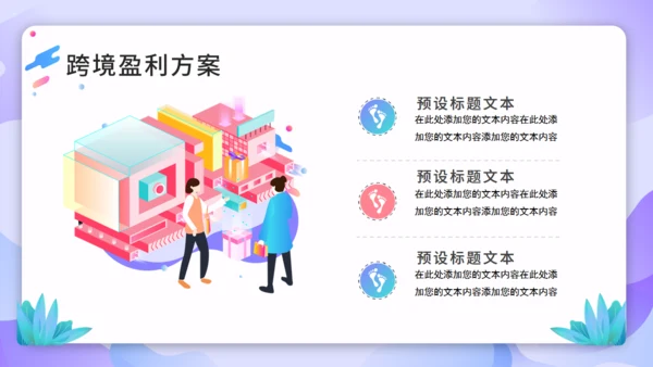 跨境电商商业计划书通用PPT模板