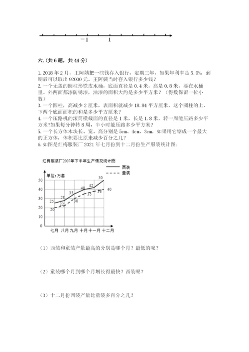 辽宁省【小升初】2023年小升初数学试卷【达标题】.docx