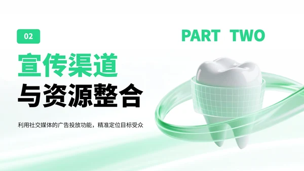 绿色简约风爱牙日知识宣传科普PPT