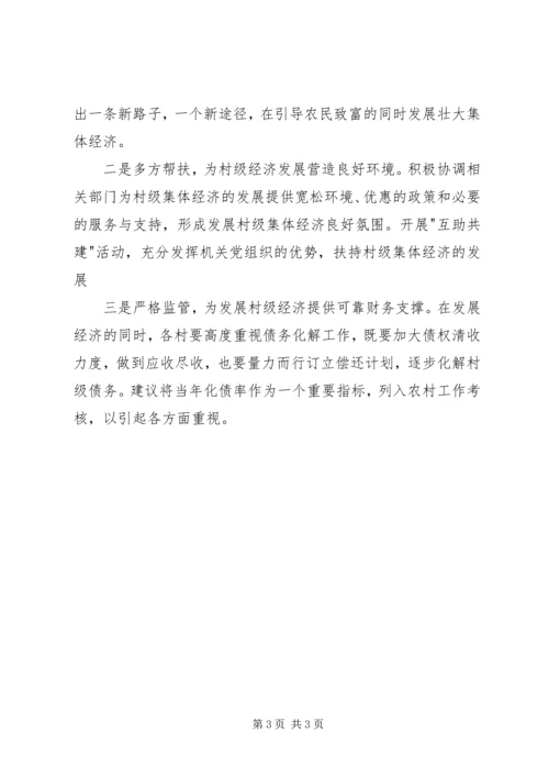 发展壮大六米村级集体经济的调研报告 (5).docx