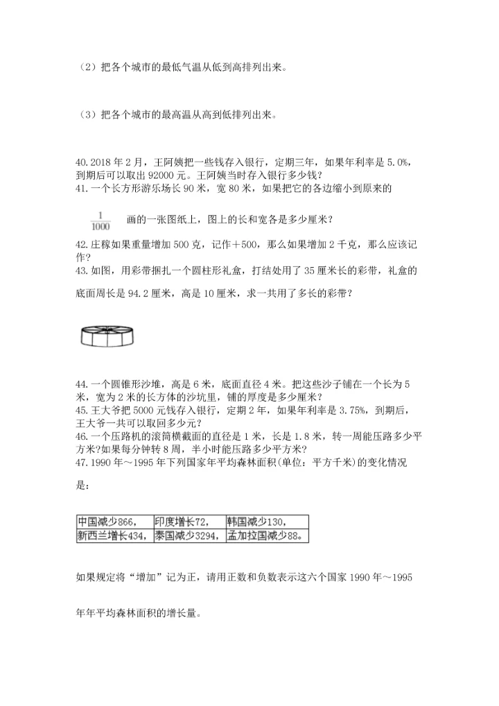 小升初数学应用题50道精品.docx