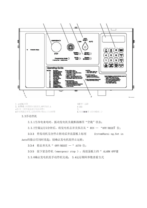 燃气发电机的操作、维护和保养规程资料