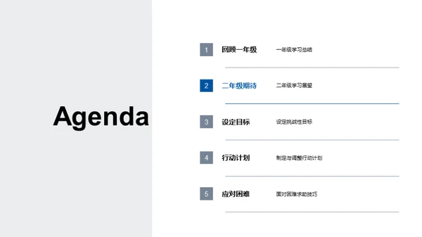 二年级新征程