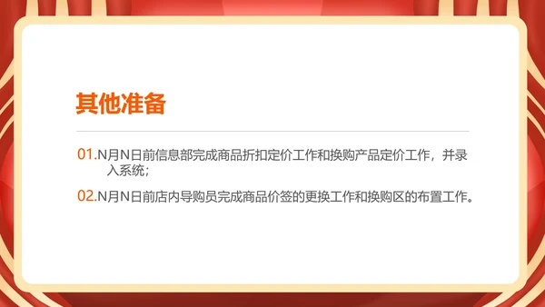 红色中国风服装店元旦促销策划方案PPT模板