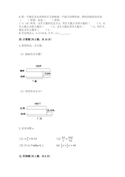 锡山市六年级下册数学期末测试卷（模拟题）.docx