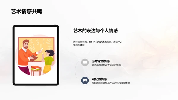 名画赏析技巧PPT模板