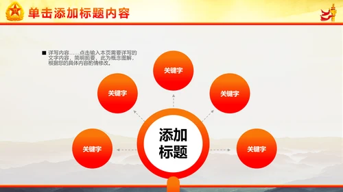 军事国防部队政治教育PPT模板