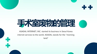 手术室医疗废物管理处理年终汇报动态PPT模板