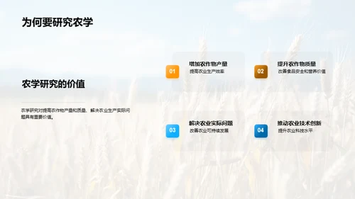 农学研究探秘