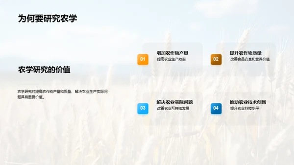 农学研究探秘