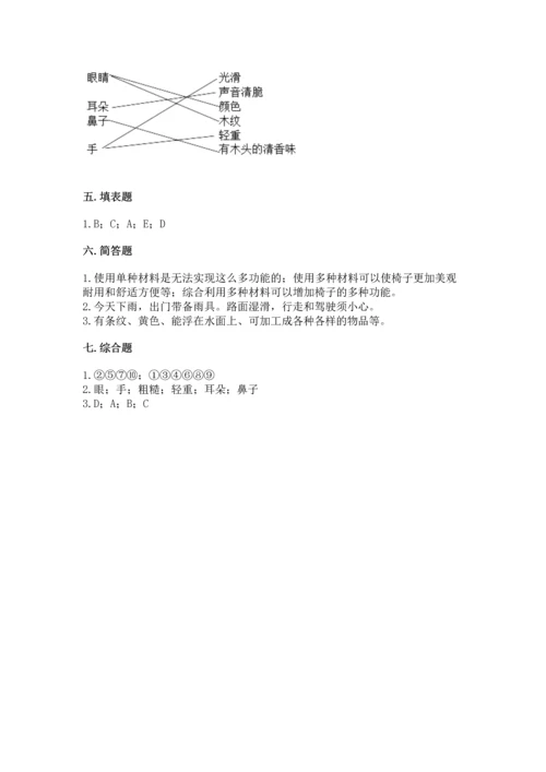 教科版二年级上册科学期末测试卷精品【预热题】.docx