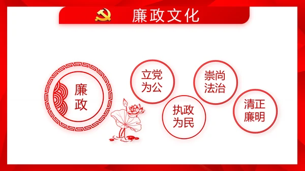 简约红色政协党支部工作计划动态PPT
