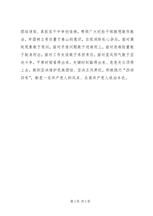 县纪委“两学一做”第四专题学习教育专题研讨会发言稿.docx