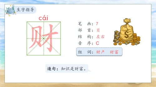 【核心素养】部编版语文二年级下册-识字3. “贝”的故事 第1课时（课件）