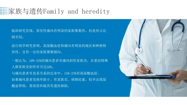 蓝色简约商务痛风患者患者护理医疗培训PPT课件