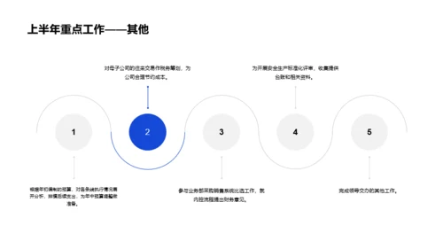 最新财务部半年度工作总结PPT案例