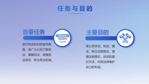 蓝色大气法律律法讲座动态PPT