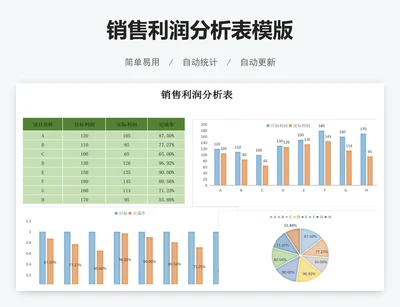 销售利润分析表模版