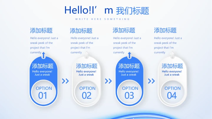 蓝色简约医生自查自纠整改报告动态PPT模板