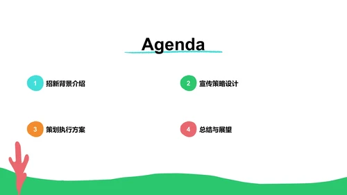 学生会招新宣传策划PPT模板