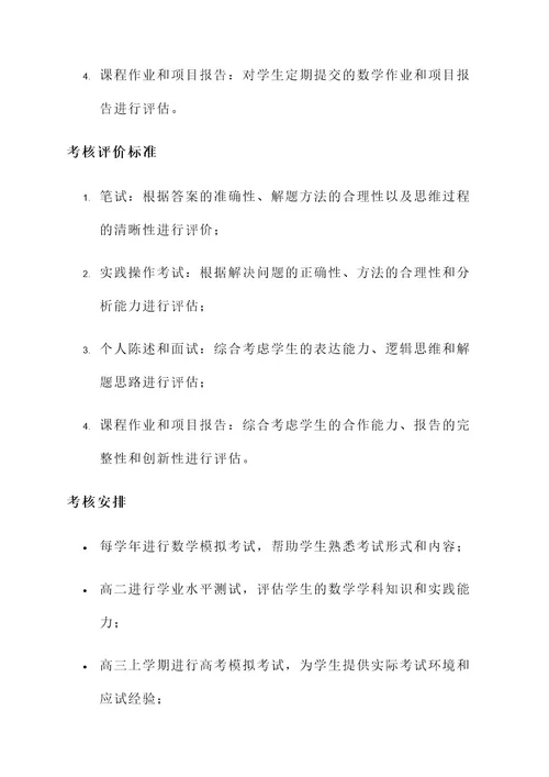 高考教育教学考核方案